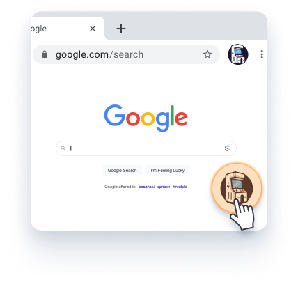 Activate extension window